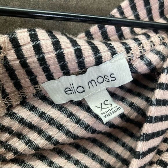 Ella Moss Ava Striped Cross Crossover Top - Picture 7 of 10
